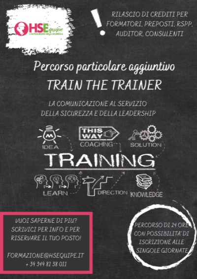 LOCANDINA Percorso Train the trainer